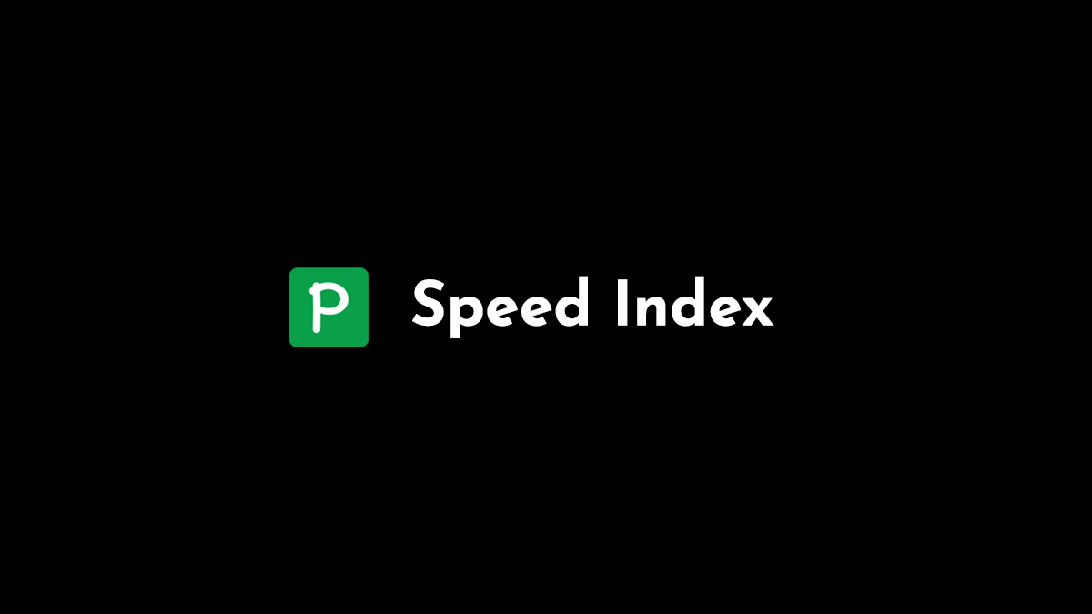 Speed index si explained in detail the performance blog
